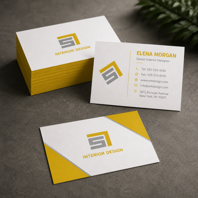 COLOR EDGE BUSINESS CARDS