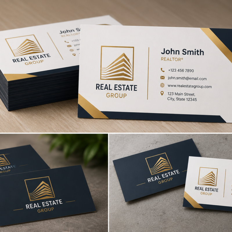 FOIL STAMPED BUSINESS CARDS
