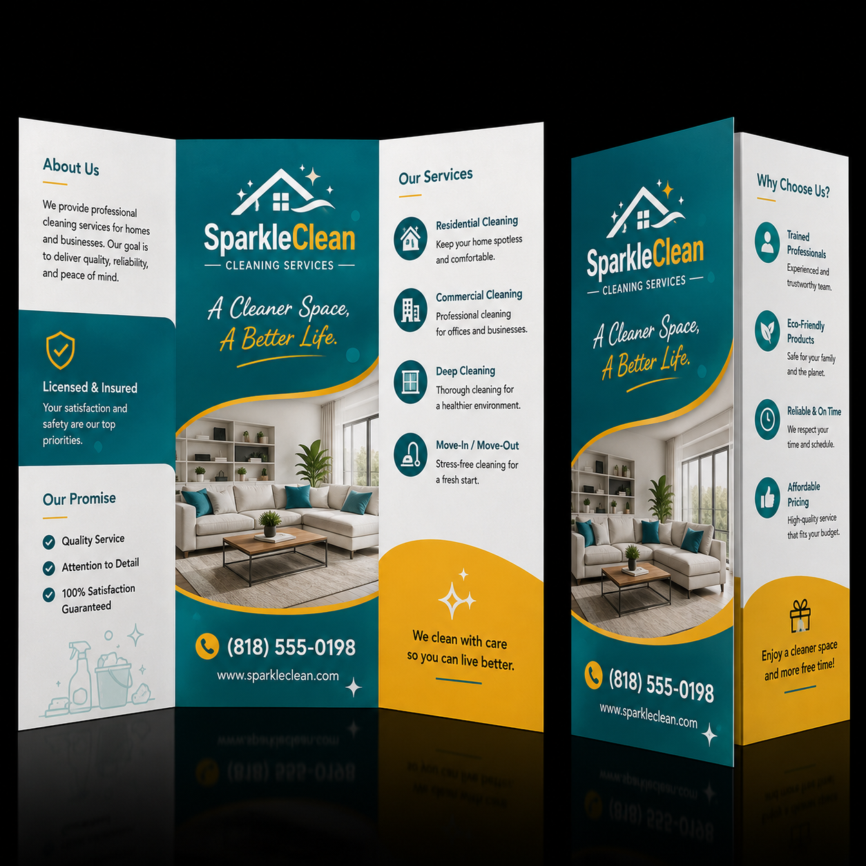 Professional custom brochures for effective business information