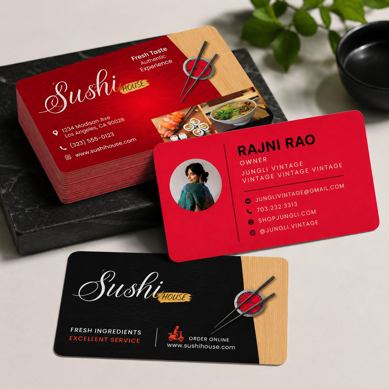 LINEN FINISH BUSINESS CARDS - Image 2