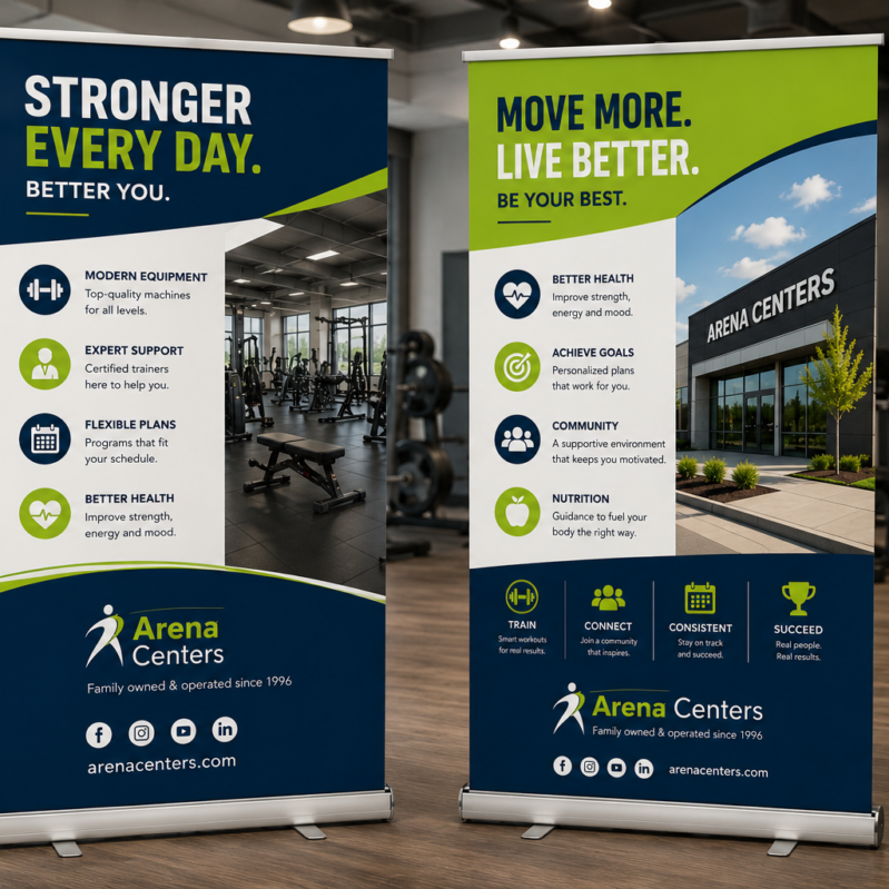 Retractable banners